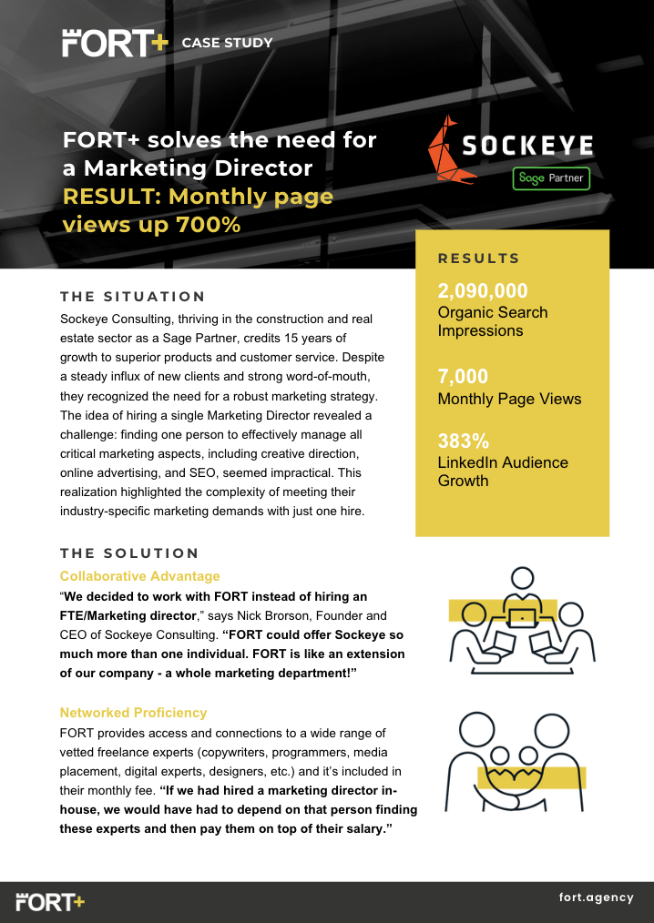 Sage Partner Marketing Case Study PDF
